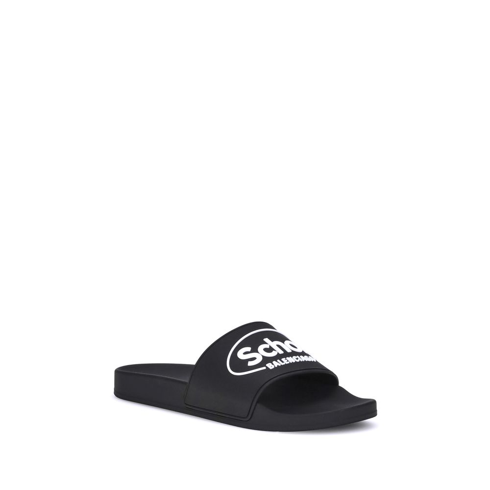 Balenciaga X Scholl Rubber Slides
