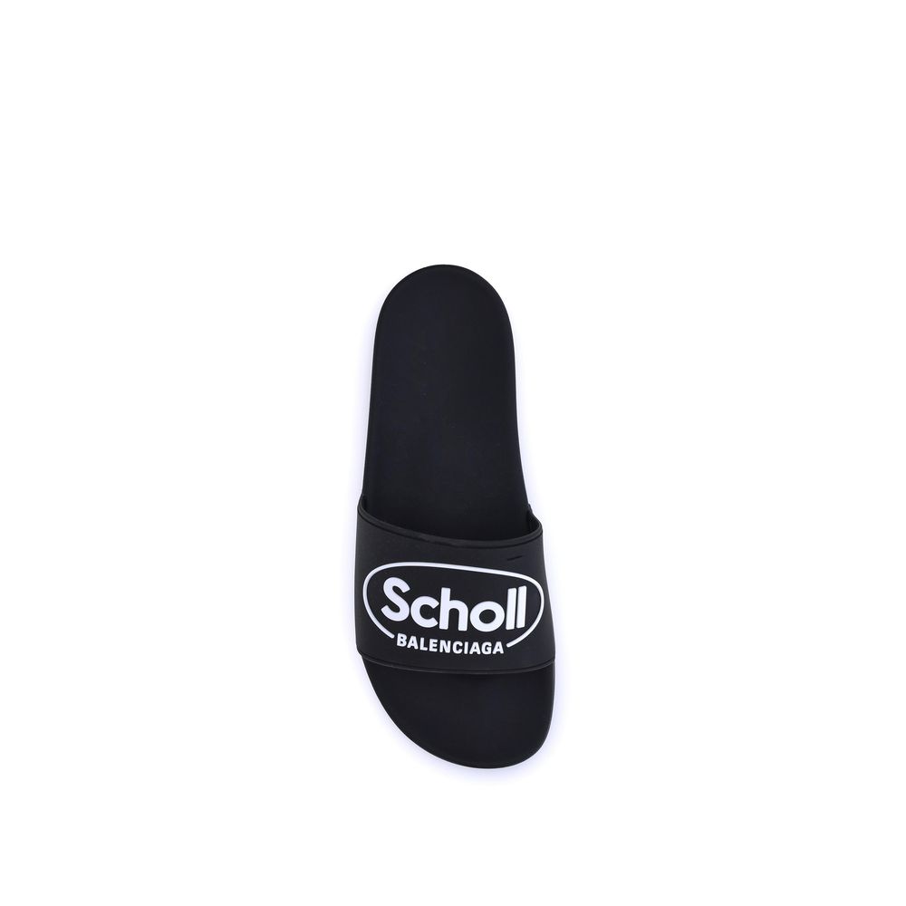 Balenciaga X Scholl Rubber Slides