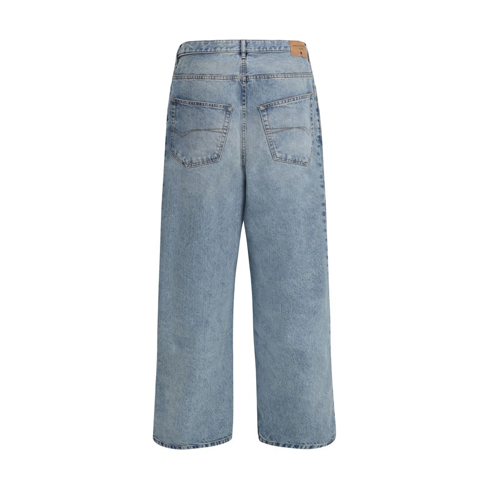 Balenciaga Light Wash Baggy Jeans