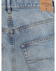 Balenciaga Light Wash Baggy Jeans