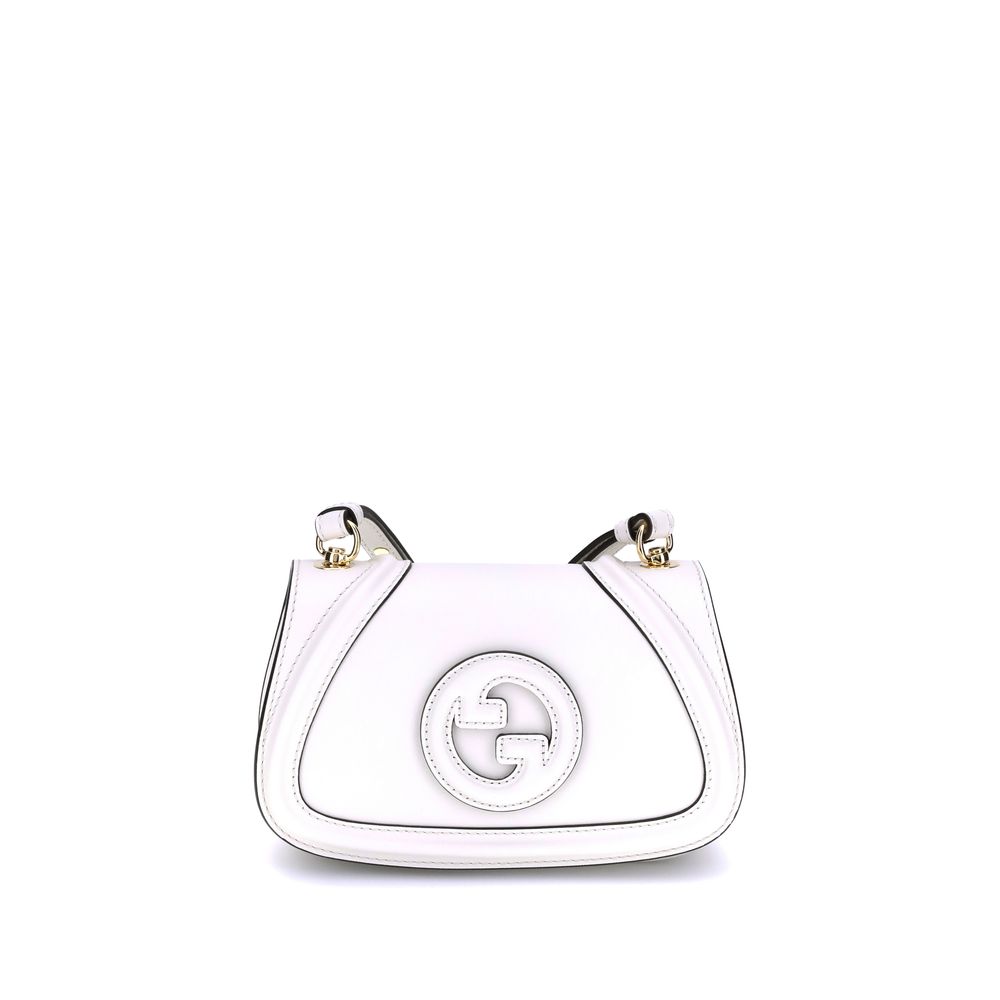 Gucci Blondie Structured Leather Shoulder Bag