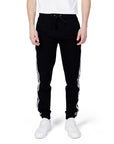 Moschino Logo Black Joggers Cotton-Rich