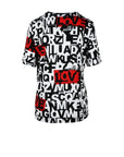 Love Moschino Logo Monogram Stretch Cotton T-Shirt