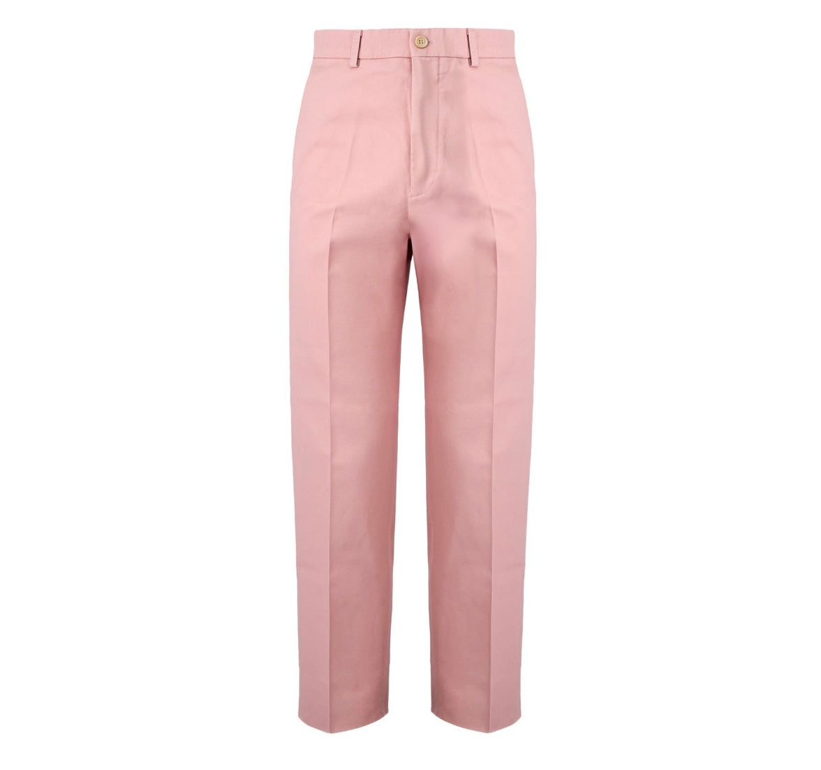 Gucci Dusty Pink Cotton Straight Leg Pants
