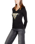 Guess Logo Cotton-Rich Long Sleeve Top