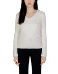 Morgan De Toi Minimalist Soft Luxe White Sweater