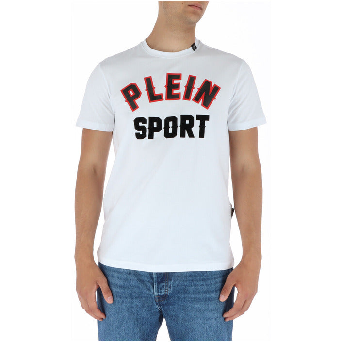 Plein Sport Logo Cotton Crewneck T-Shirt