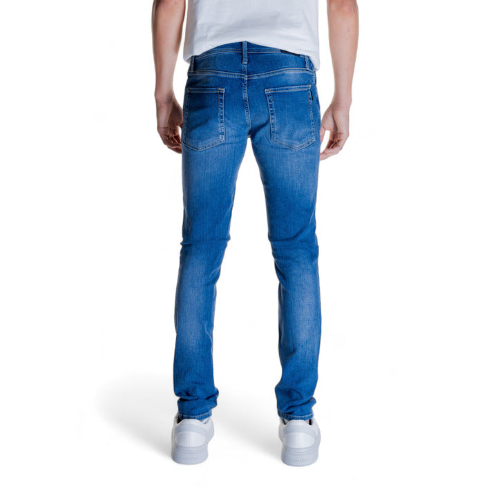 Antony Morato Logo Light Wash Skinny Jeans