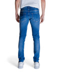 Antony Morato Logo Light Wash Skinny Jeans