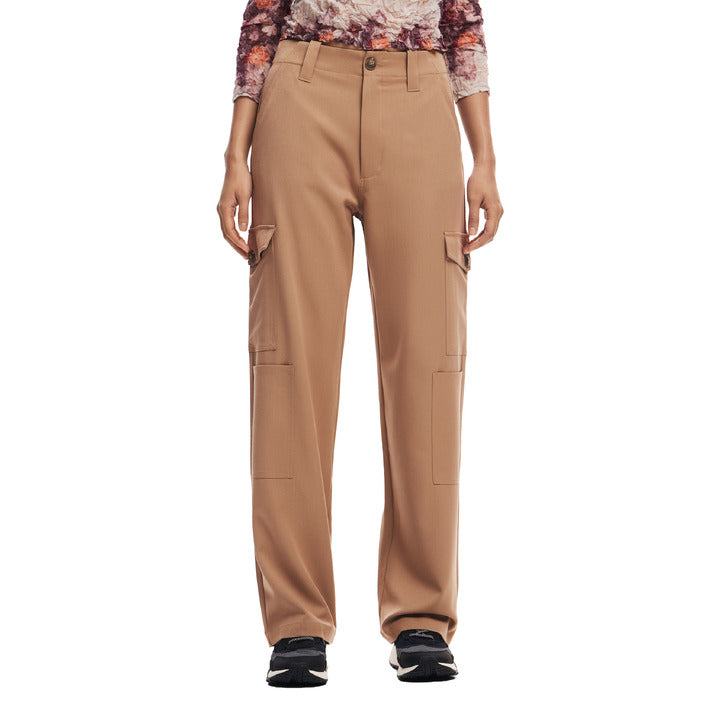 Desigual Minimalist Wide Leg Cargo Pants