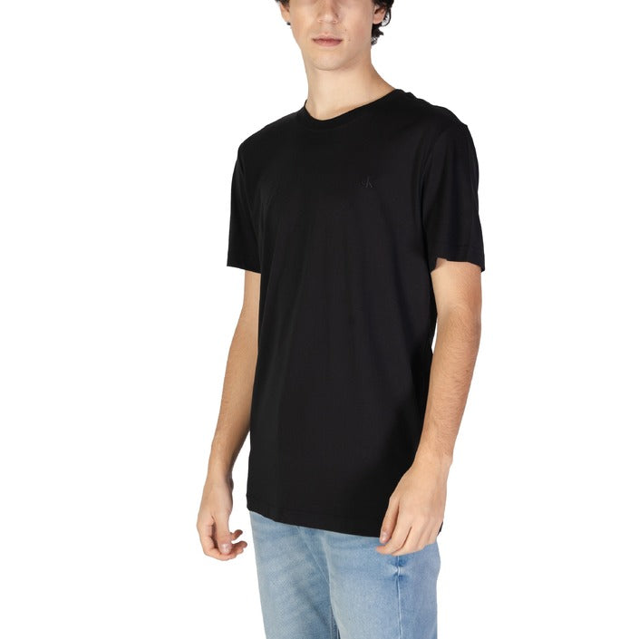 Calvin Klein Jeans Minimalist Black Cotton-Blend T-Shirt