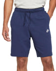 Nike Logo 100% Cotton Blue Athleisure Shorts