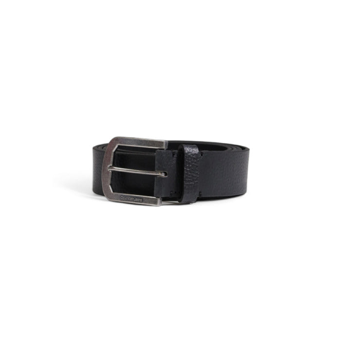 Calvin Klein Minimalist Genuine Leather Rounded Buckle Belt