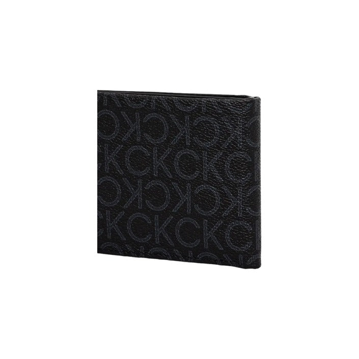 Calvin Klein Logo Monogram Vegan Leather Flip Wallet