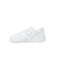 New Balance Logo All White Lace-Up Sneakers