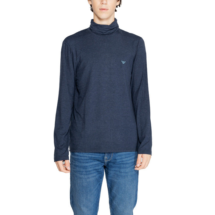 Emporio Armani Logo Skivvy Turtleneck Long Sleeve Top