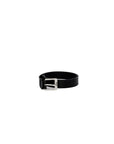 Boss Logo Genuine Leather Belt With Square Buckle - 2 Shades