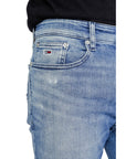 Tommy Hilfiger Jeans Logo Distressed & Light Wash Jeans