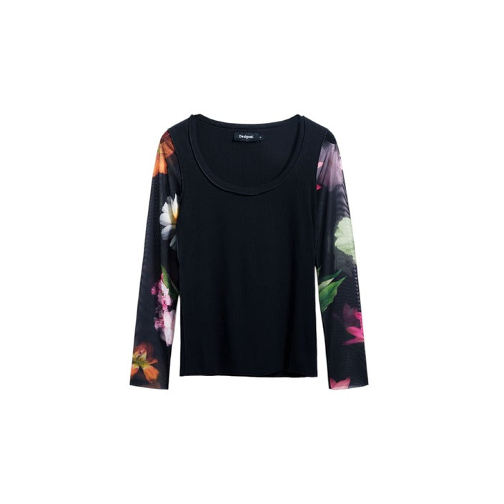 Desigual Sheer Sleeve Top