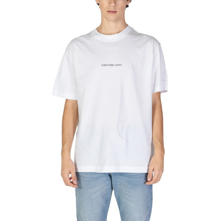 Calvin Klein Jeans Logo 100% Cotton Crewneck T-Shirt