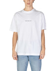 Calvin Klein Jeans Logo 100% Cotton Crewneck T-Shirt