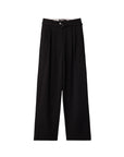 Desigual Minimalist Wide Leg Fit Baggy Suit Pants - 2 Shades