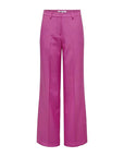 Only Wide Leg Suit Pants - fuchsia pink 