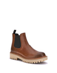 Prada Brown Leather Chelsea Ankle Boots