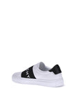 Givenchy Leather Laceless Slip On Low Top Sneakers