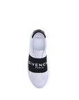 Givenchy Leather Laceless Slip On Low Top Sneakers