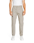 Calvin Klein Logo Cotton Slim Fit Chinos