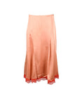 Semicouture Lace Hemline Midi Glam Skirt
