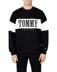 Tommy Hilfiger Jeans Logo Pure Cotton Sweatshirt - black