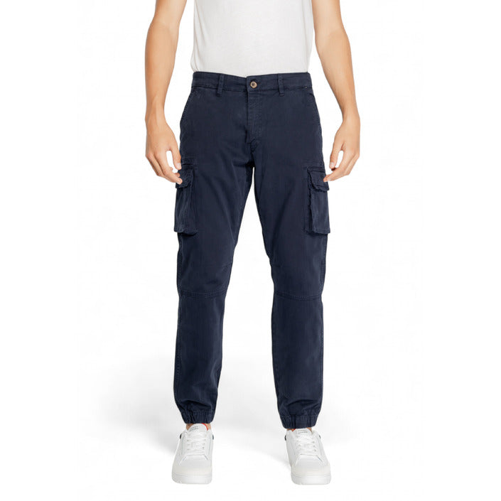 Gas Minimalist Cotton Cargo Joggers