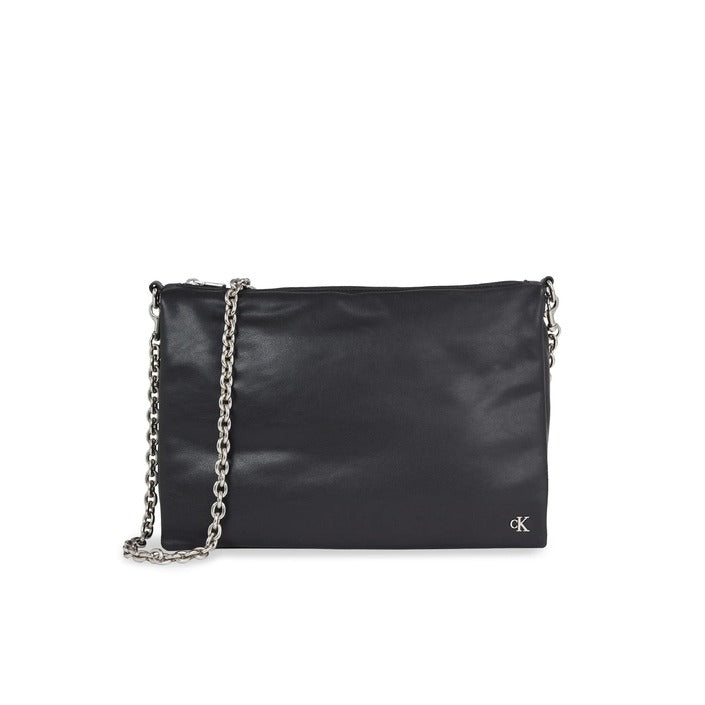Calvin Klein Logo Shoulder Bag (Large) - black 
