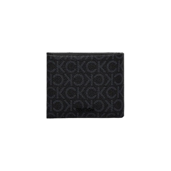 Calvin Klein Logo Monogram Vegan Leather Flip Wallet