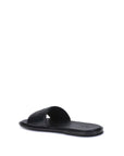 Fendi Logo Leather Flat Sandals