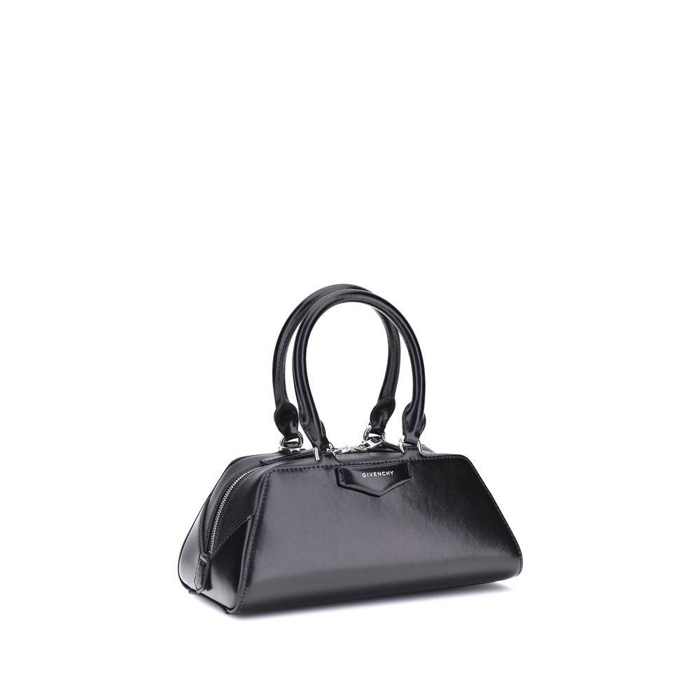 Givenchy Antigona East-West Mini Trapezoid Leather Handbag