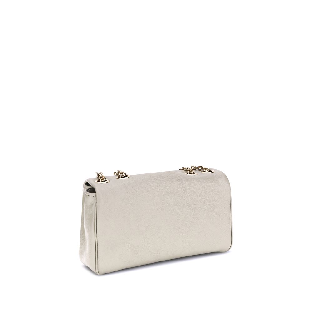 Chloé Heritage Leather Shoulder Bag With Chain Strap