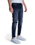 Antony Morato Distressed Dark Wash Skinny Ankle Length Jeans