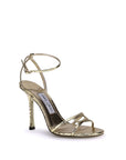 Jimmy Choo Gold Leather Stiletto Heels