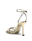 Jimmy Choo Gold Leather Stiletto Heels