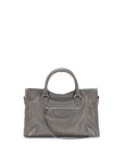 Balenciaga Green Le City Medium Leather Shoulder Bag