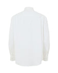 Gucci Double Collar White Cotton Shirt