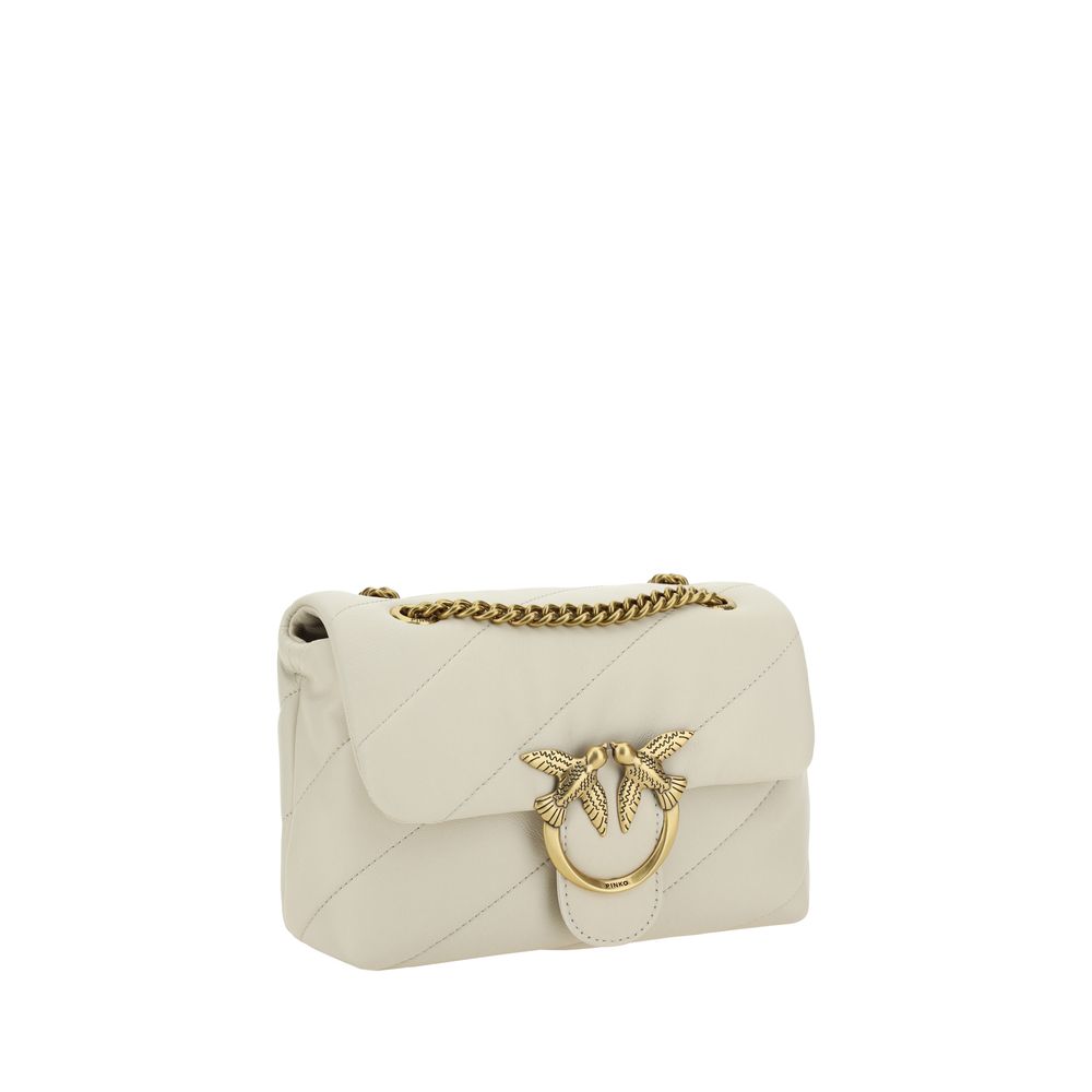 PINKO Love Mini Puff Leather Shoulder Bag