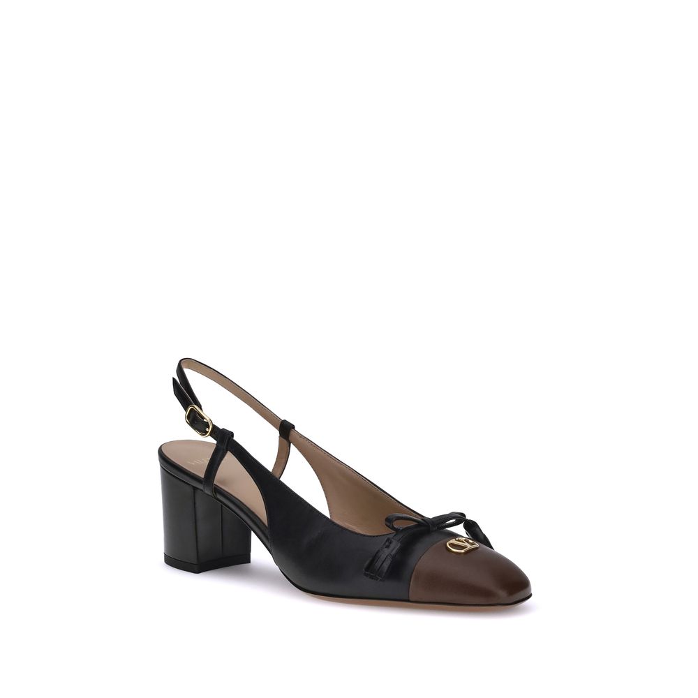 Valentino Garavani Valet Du Roi Slingback Heels