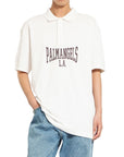 Palm Angels College Logo Polo - White