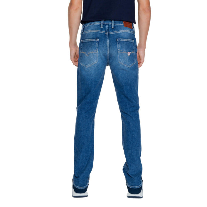 Guess Logo Medium Wash Slim Fit Jeans