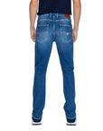 Guess Logo Medium Wash Slim Fit Jeans