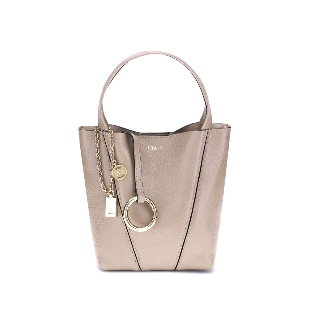 Chloé Spin Leather Tote & Shoulder Bag